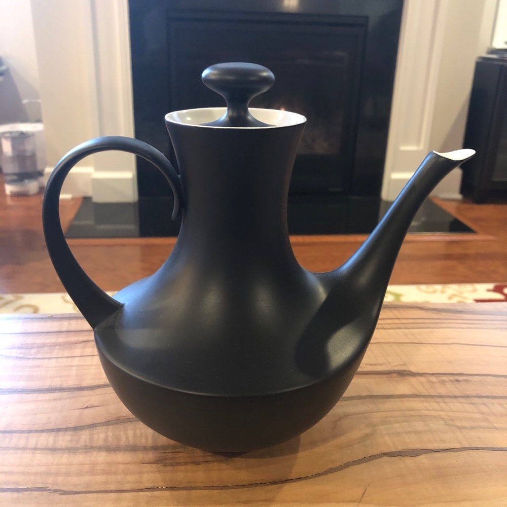 Mid-Century Modern Bidasoa Block Teapot